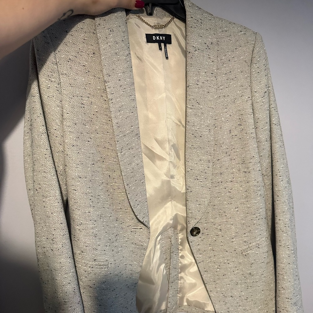 DKNY sand colored blazer